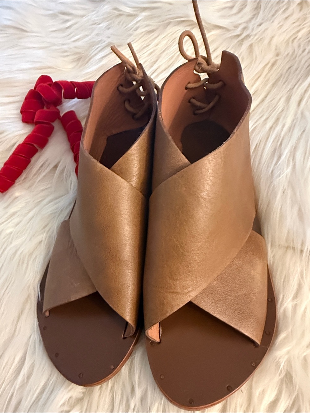 Handmade Beek Loon Genuine Leather Sandals🔥